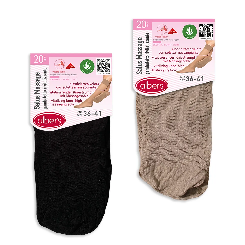 SALUS MASSAGE 20 GAMBALETTO DONNA 20 DEN LYCRA - immagine 2