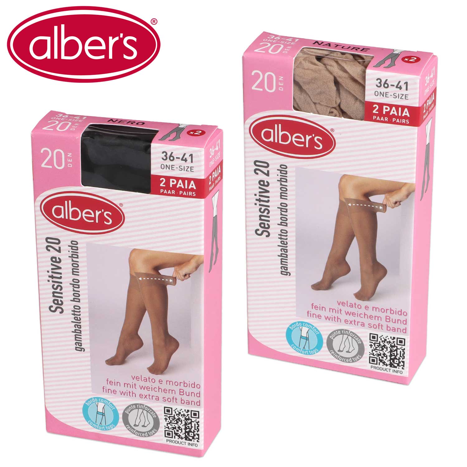 SENSITIVE 20 GAMBALETTO DONNA 20 DEN 2 PAIA - immagine 2