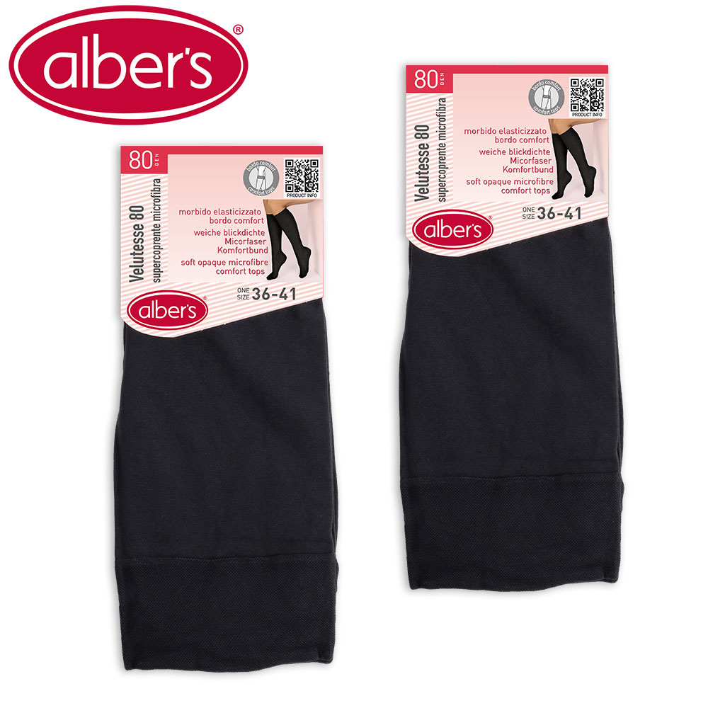 VELUTESSE 80 DAMEN KNIESTRUMPF BLICKDICHT MICROFASER 80 DEN – Bild 2