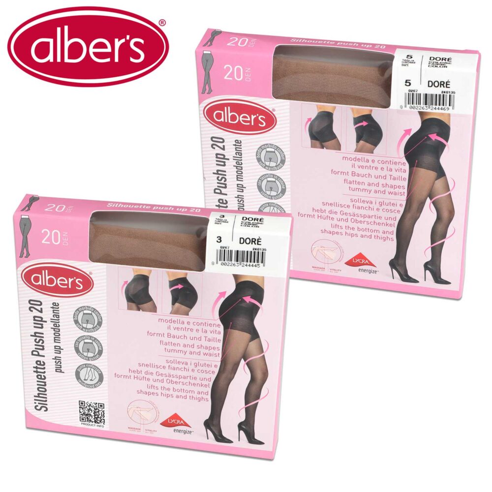 SILHOUETTE PUSH UP 20 LADIES PANTYHOSE 20 DEN LYCRA - Image 2