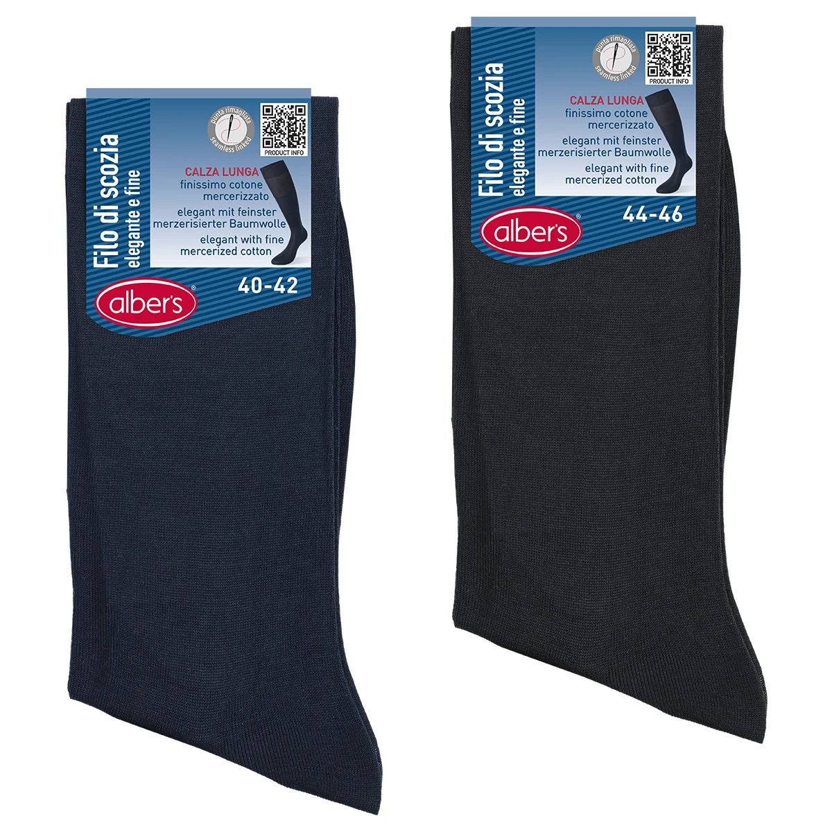 CALZINO UOMO LUNGO FILO DI SCOZIA - immagine 2