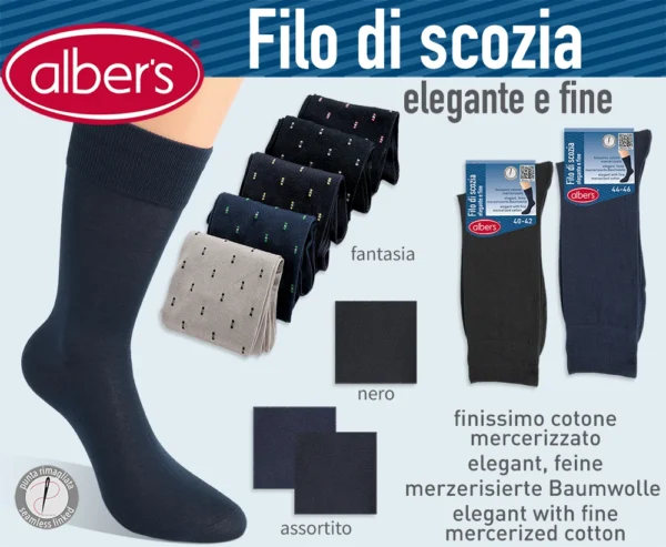 CALZINO UOMO FILO DI SCOZIA