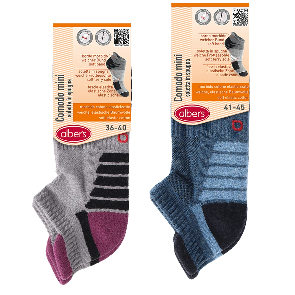 DAMEN & HERREN SNEAKER SOCKE COMODO MINI – Bild 2