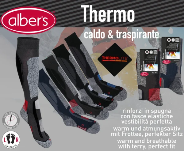 SPORT SOCKS LONG THERMO