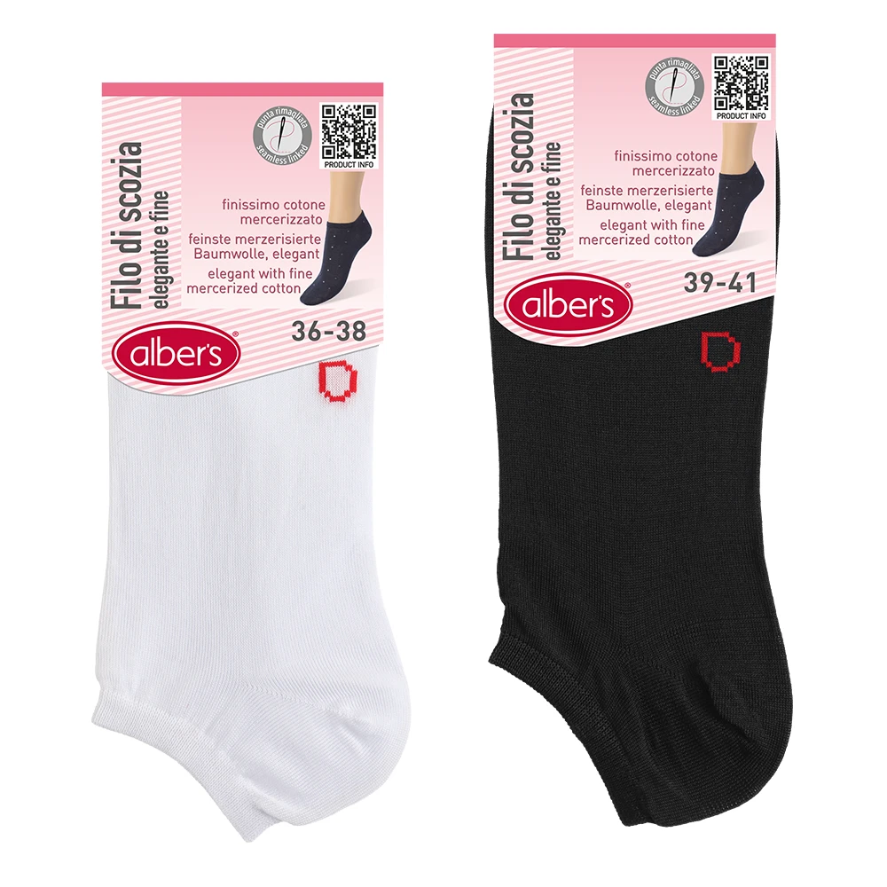 MINI-CALZA DONNA FILO DI SCOZIA - immagine 2