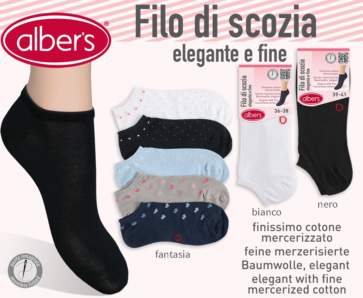 MINI-CALZA DONNA FILO DI SCOZIA