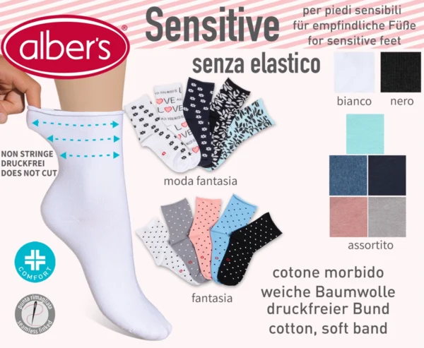 CALZINO DONNA SENSITIVE