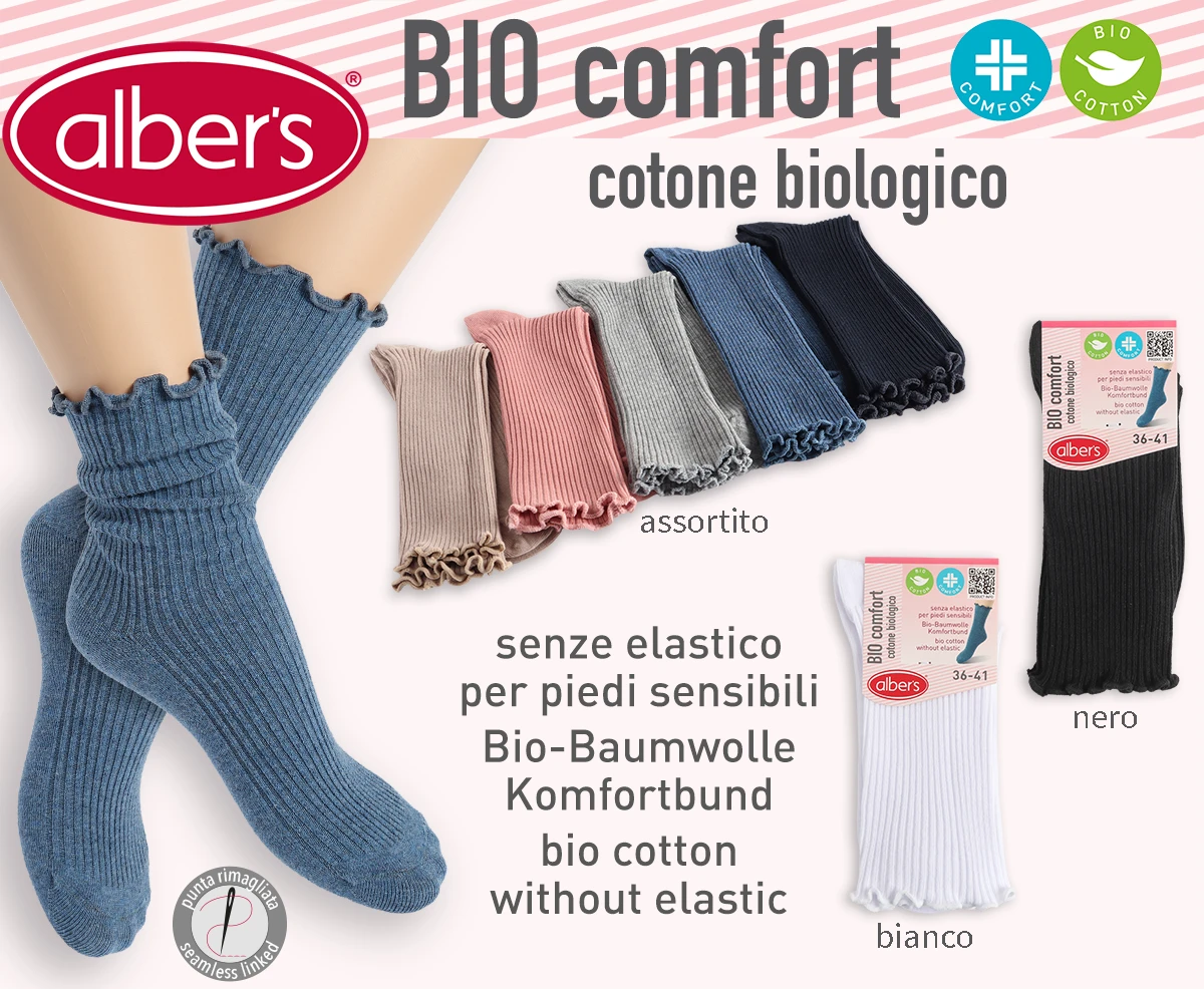 CALZINO DONNA BIO COMFORT