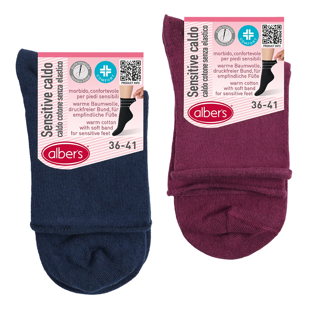 DAMEN SOCKE SENSITIVE CALDO – Bild 2