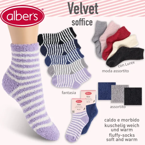 DAMEN SOCKE VELVET