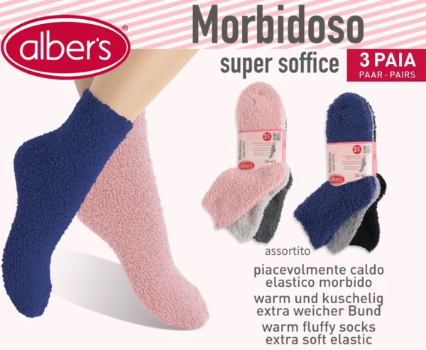 LADIES SOCKS MORBIDOSO 3 PAIRS