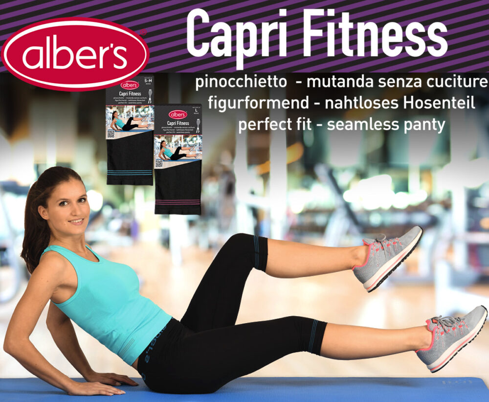 LADIES LEGGING CAPRI FITNESS MICRO