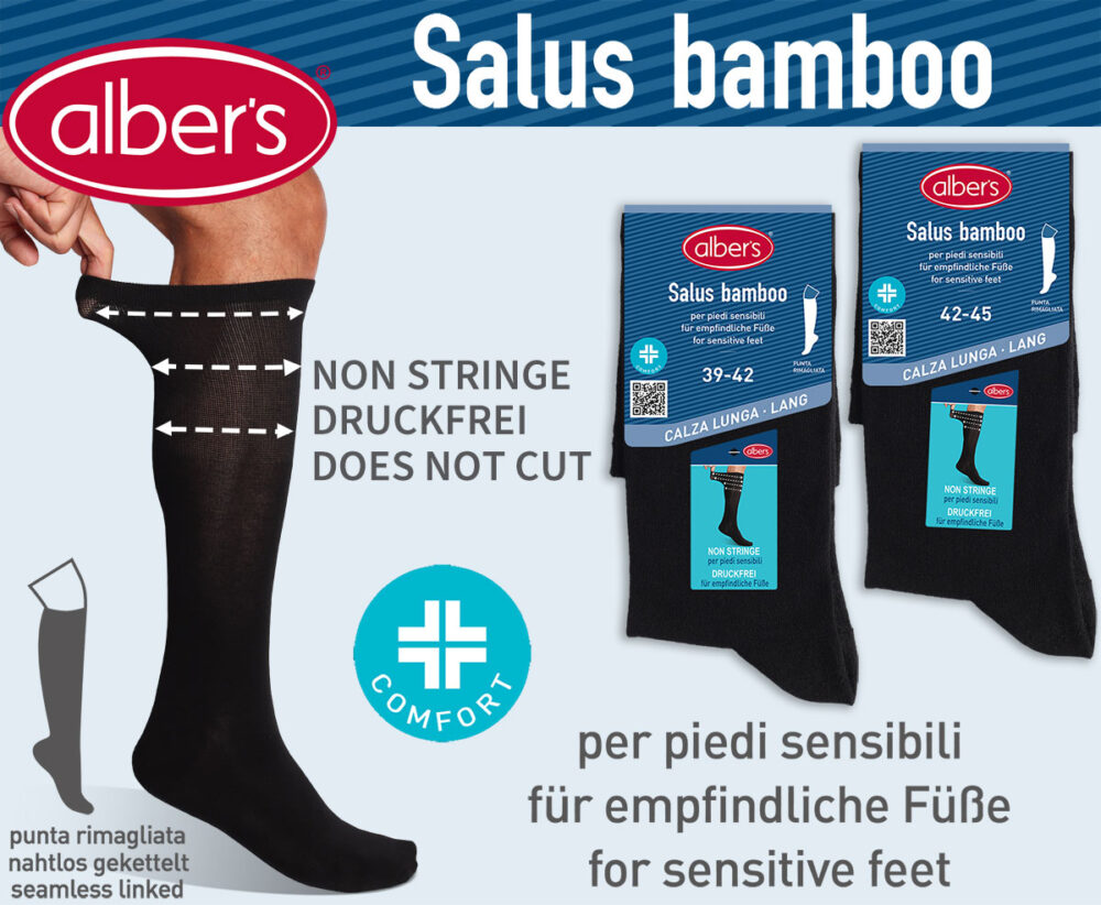MEN'S LONG SOCKS SALUS BAMBOO