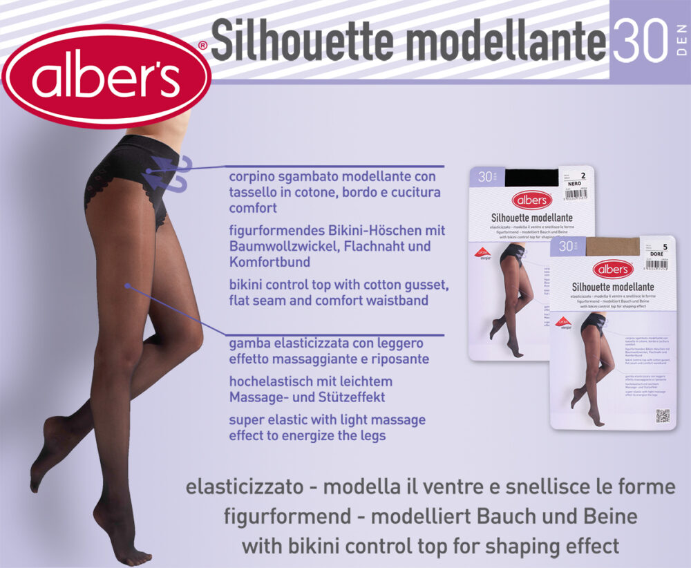 COLLANT DONNA SILHOUETTE MODELLANTE 30 DEN LYCRA