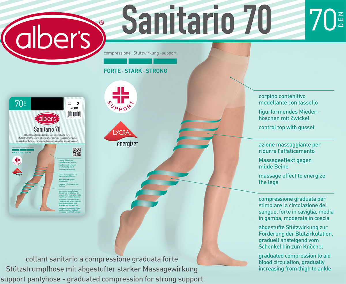 COLLANT DONNA SANITARIO 70 DEN LYCRA