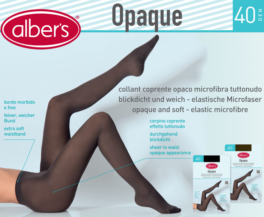 LADIES PANTYHOSE OPAQUE 40 DEN MICRO