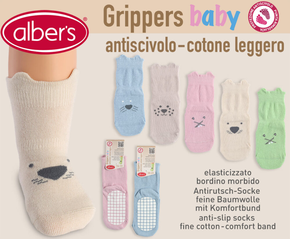 GRIPPERS BABY ANTI-SLIP SOCKS