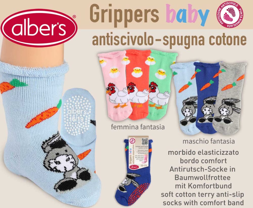 GRIPPERS BABY ANTI-SLIP SOCKS