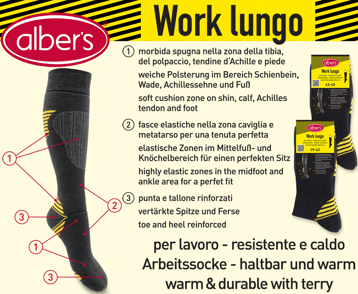 CALZINO UOMO LUNGO WORK LUNGO