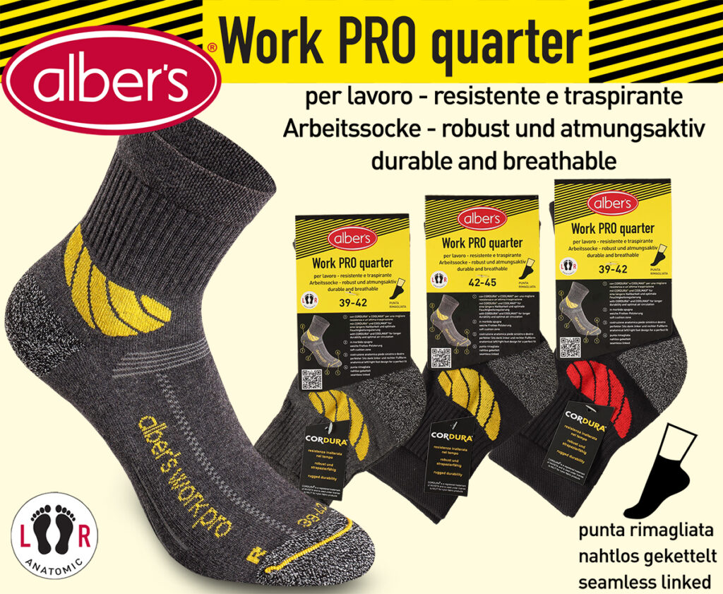 MEN'S SOCKS WORK PRO QUARTER Alber's