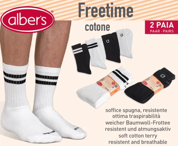 SPORT SOCK FREETIME 2 PAIRS
