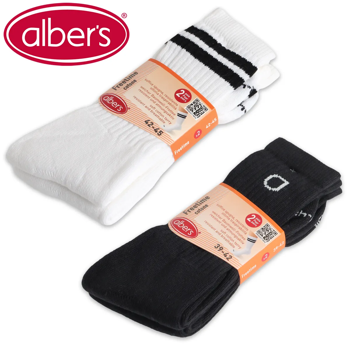 SPORT SOCKE FREETIME 2 PAAR – Bild 2