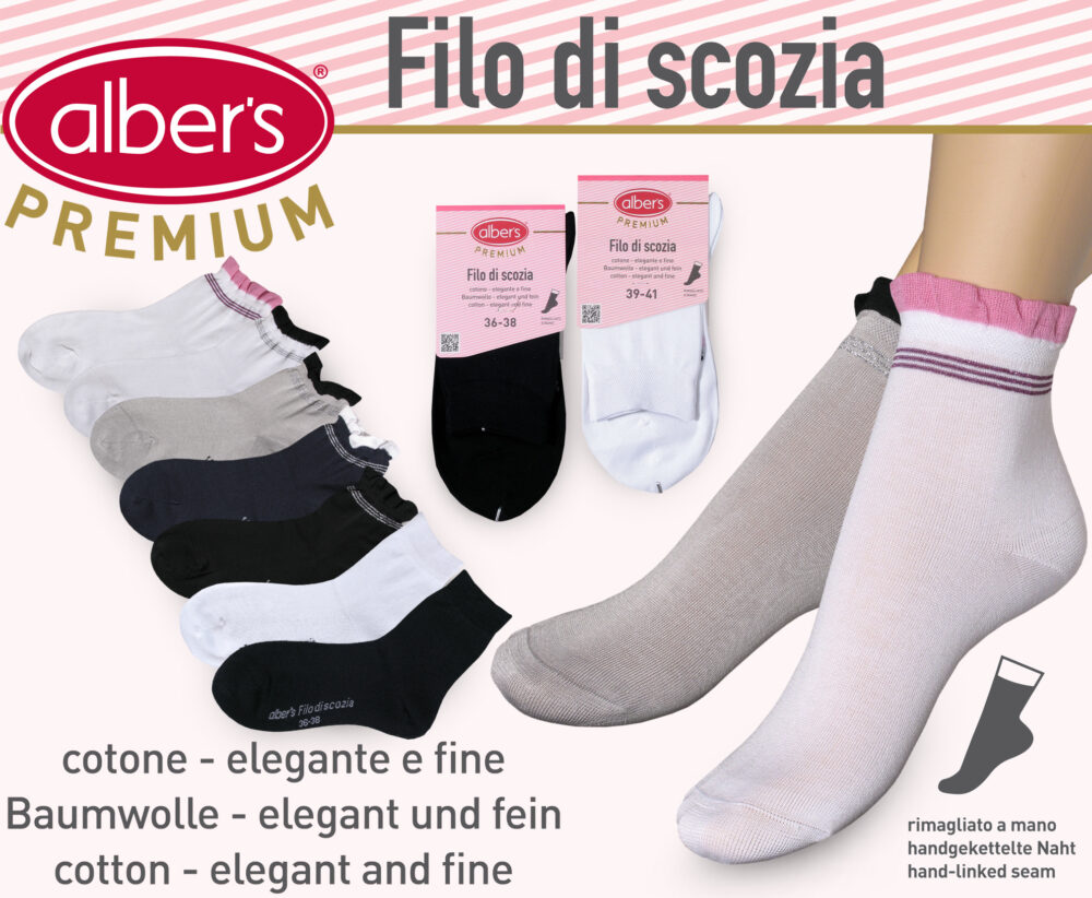 CALZINO DONNA FILO DI SCOZIA