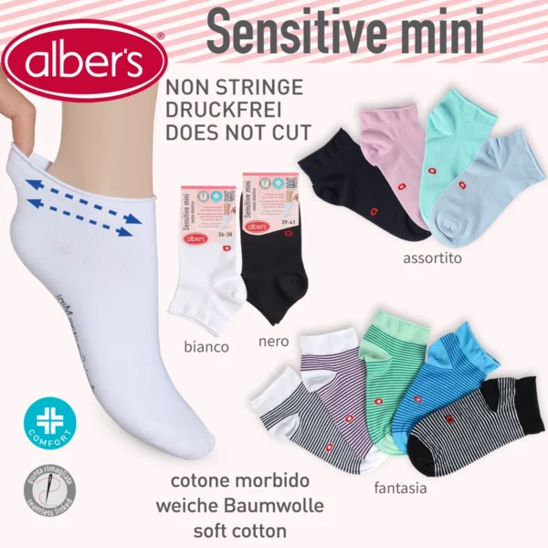 MINI-CALZA DONNA SENSITIVE MINI