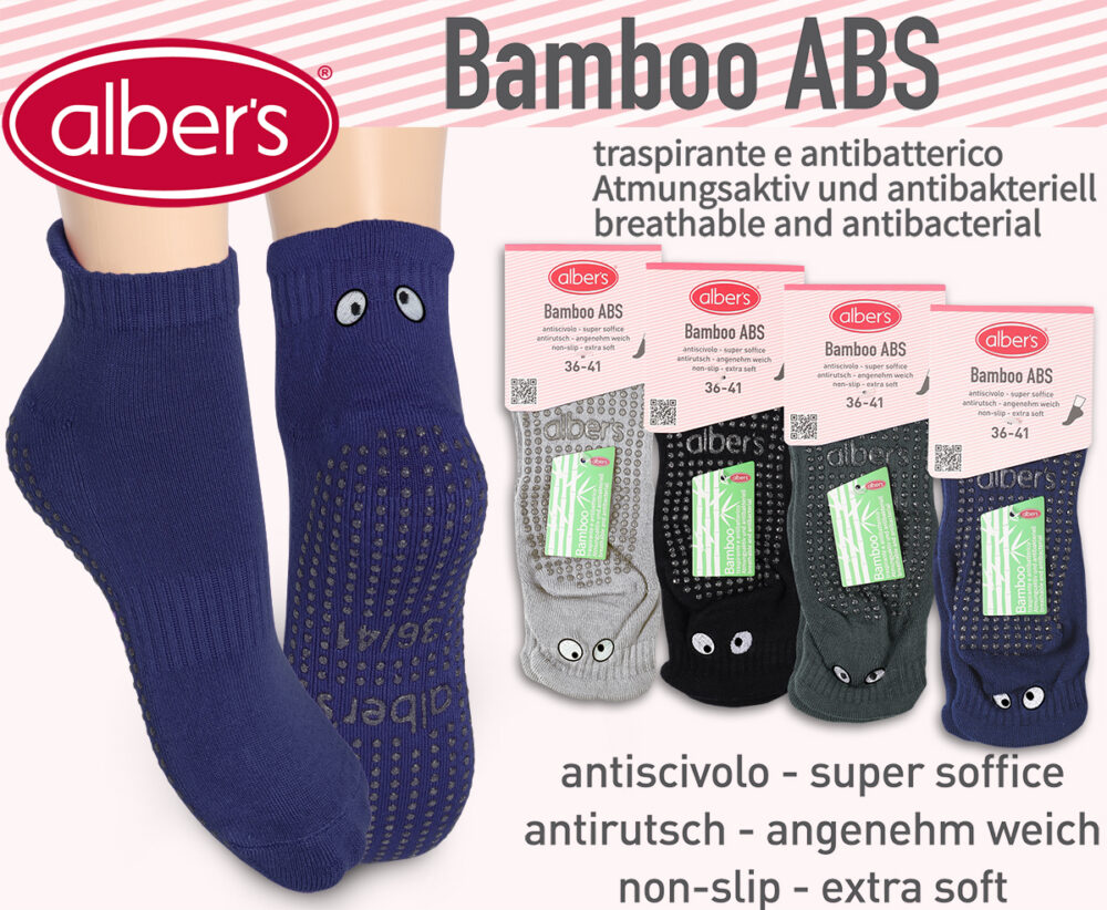 LADIES SOCKS BAMBOO ABS NON-SLIP