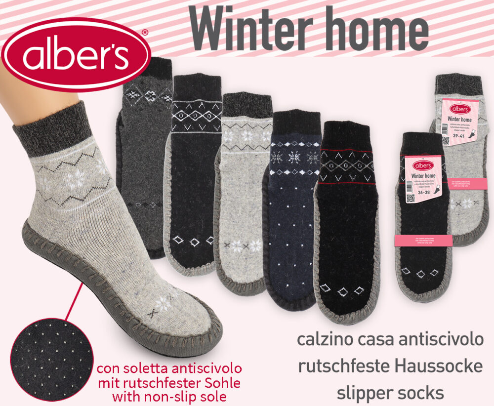 LADIES SLIPPER SOCKS WINTER HOME