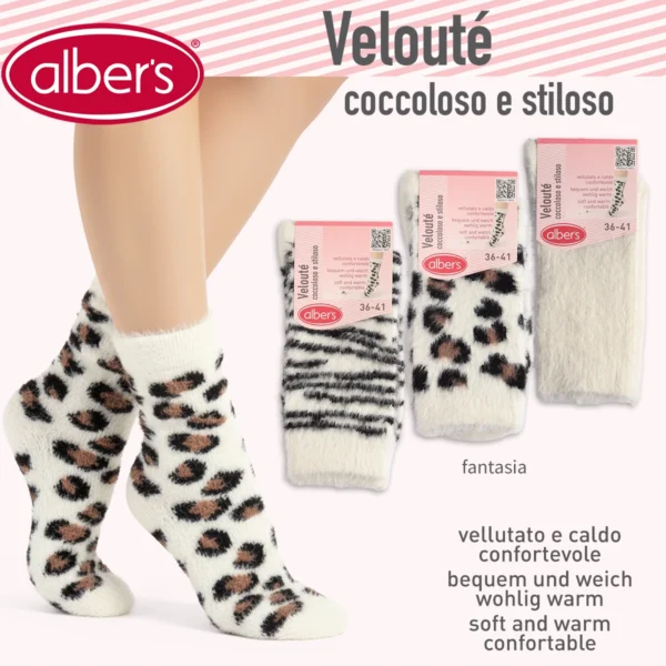 LADIES SOCKS VELOUTÉ
