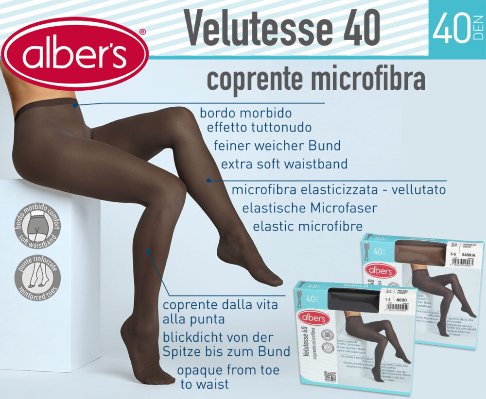 VELUTESSE 40 LADIES PANTYHOSE OPAQUE 40 DEN