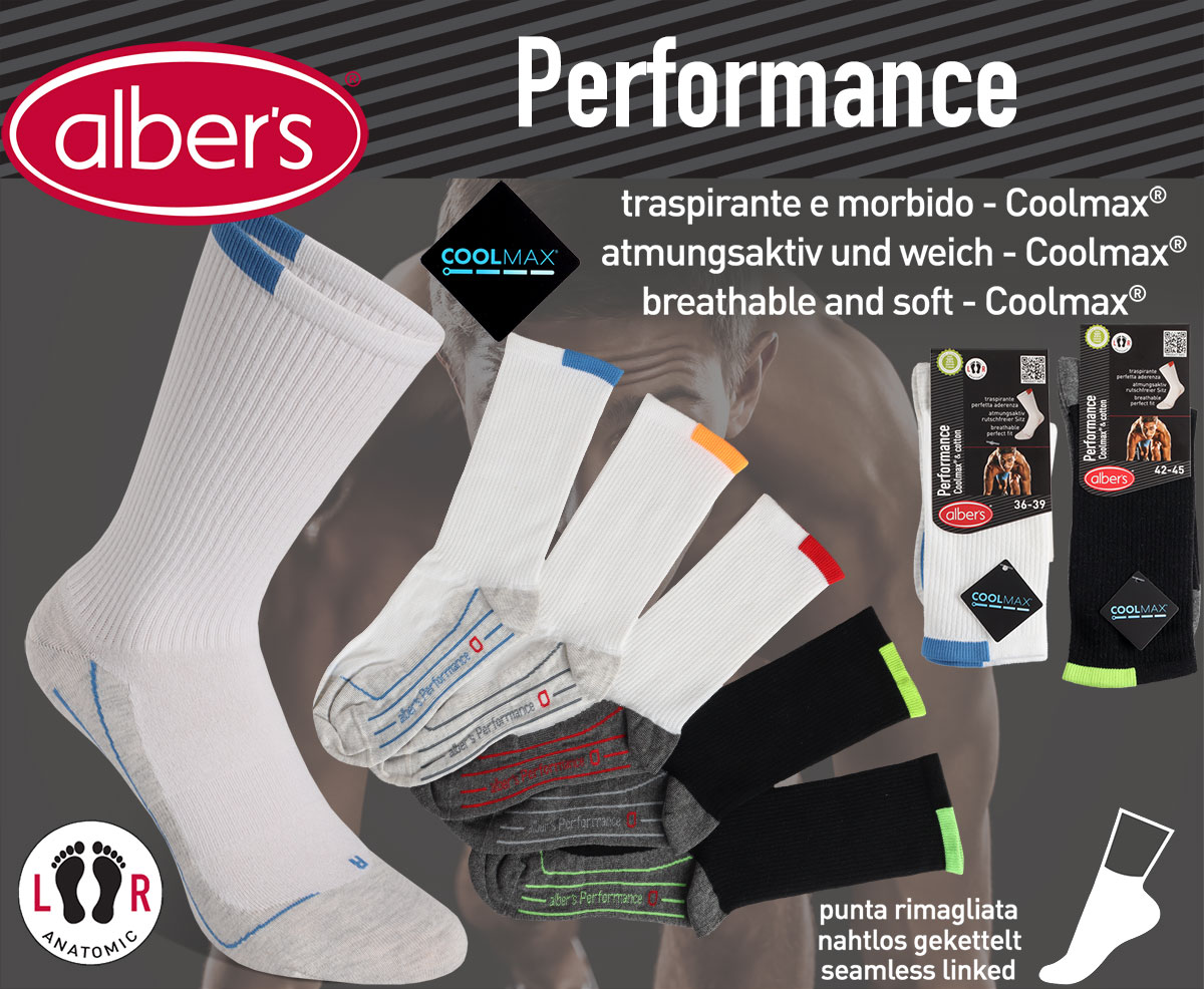 CALZINO SPORT PERFORMANCE COOLMAX